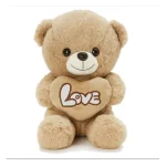 Peluche Oso Love con Corazón 30 cm